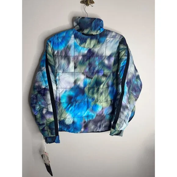 Free People FP Movement Pippa Packable Puffer Jacket Blurry Flower Combo Size S - Picture 6 of 6